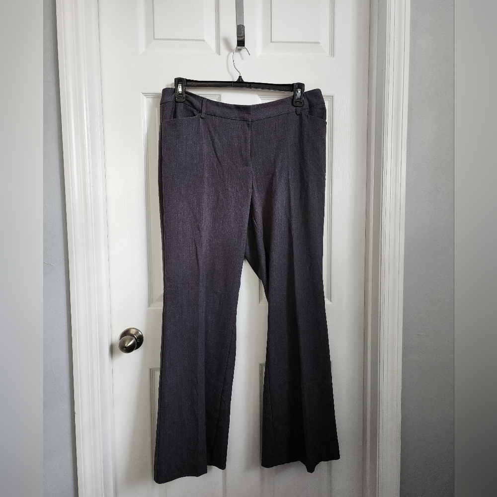 NWOT Lane Bryant Gray Bootcut Pant